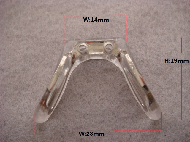 size of t2g229 saddle silicone nose pads