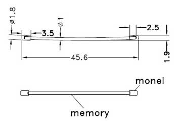 drawing of t4e1285 memory nose bridge